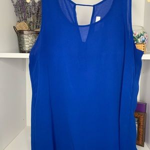 Tank top royal blue